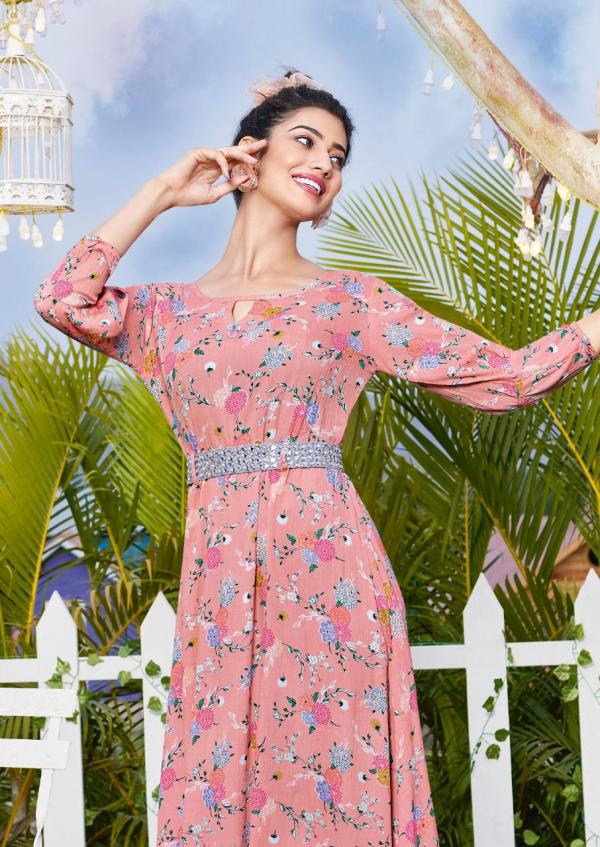 Karissa Kinlee Vol 2 Rayon Print With Designer Exclusive Kurti Collection